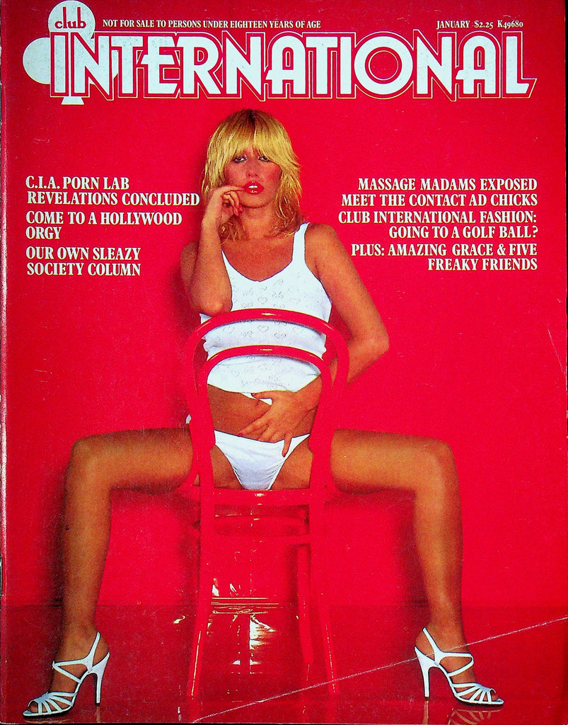 Club International Men's Magazine Hollywood Orgy January 1978 061424RP