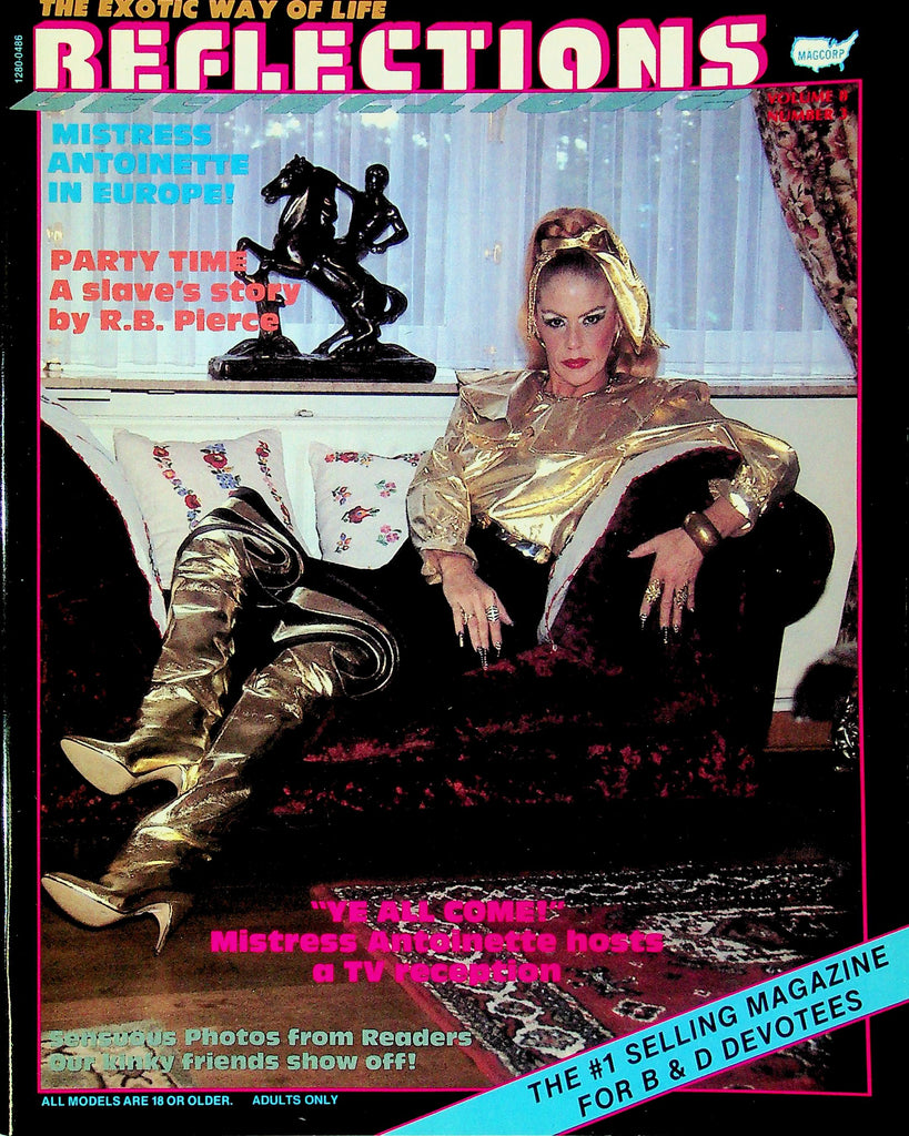 The Exotic Way Of Life Reflections BDSM Magazine Mistress Antoinette In Europe Vol.8 No.3 1986 092625RP-