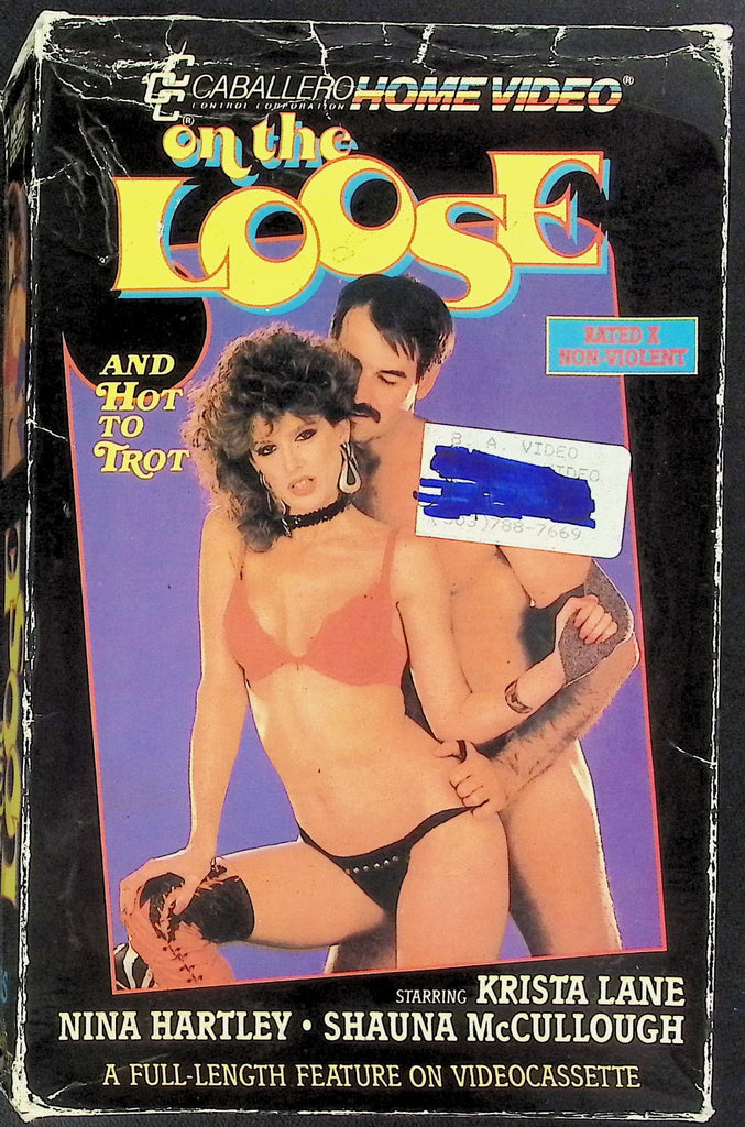 on the Loose ft. Krista Lane, Nina Hartley, Shauna McCullough Adult VHS Caballero Home Video 100625AKVHS3