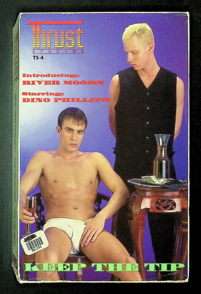 Keep The Tip Thrust Studios Gay VHS River Moore Dino Phillips 071525DMVHS