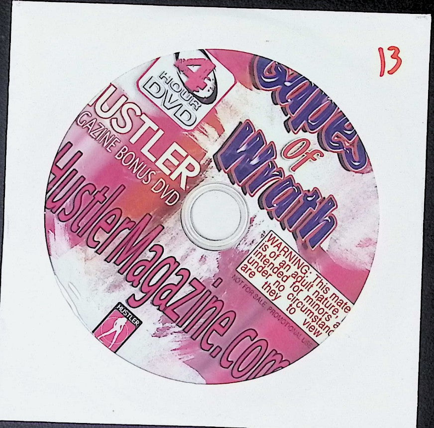 Gapes of Wrath Hustler Magazine 4 Hour Bonus DVD Hustler Video 121725AKDVD-C13