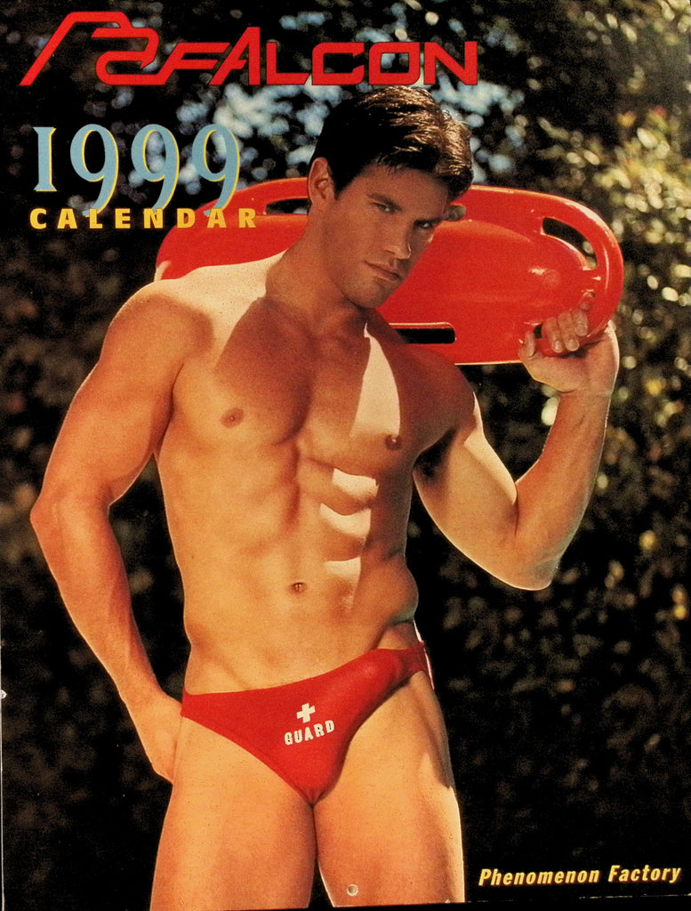 Falcon 1999 Wall Calendar Gay Man BIG Hunky Buff Men 041326AMP2