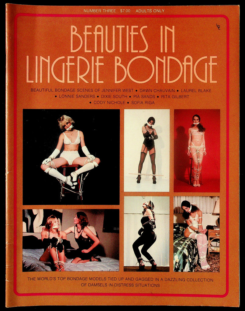 Beauties In Lingerie Bondage #3 Oct 1981 Jennifer West & More 082826hrp-80
