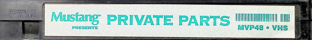 Private Parts MVP48 Dillon Colt, Doug Jeffries, Kevin Kramer, Mario Bianchi Mustang Gay Male VHS 100324AMPVHS