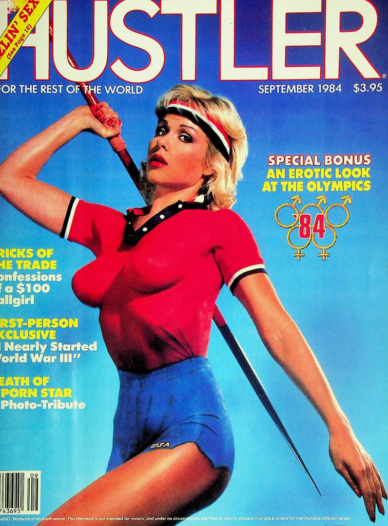 Hustler Men's Magazine Erotic Look At The Olympics September 1984 021925RP