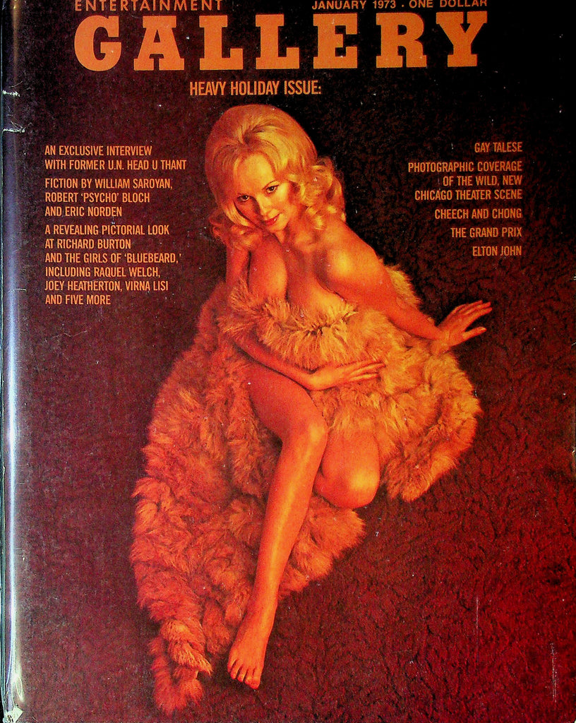 Gallery Magazine U.N. Head U Thant January 1973 Holiday Issue 042625RP