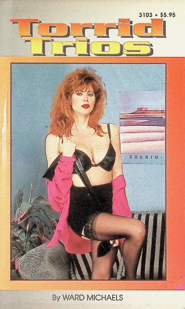 Torrid Trios by Ward Michaels 3103 1990s Adult Erotic Novel-051324AMP