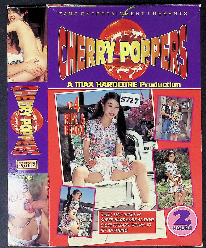 Cherry Poppers #4 Ripe & Ready Playtime Adult VHS Max Hardcore Zane 042226AKVHS