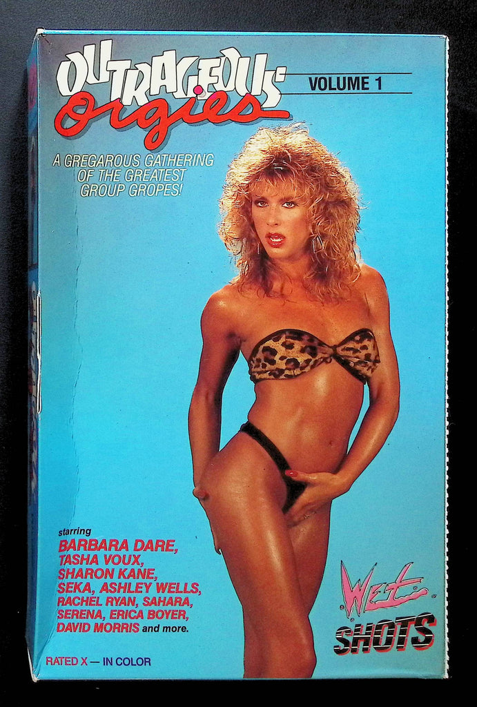 Outrageous Orgies Volume 1 Wet Video VHS 1990 Barbara Dare Tasha Voux 120324DMVHS