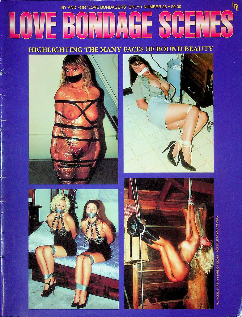Love Bondage Scenes BDSM Magazine Ft. Allison Brach & Tanya Fox Issue No.26 March 1995 073125RP-
