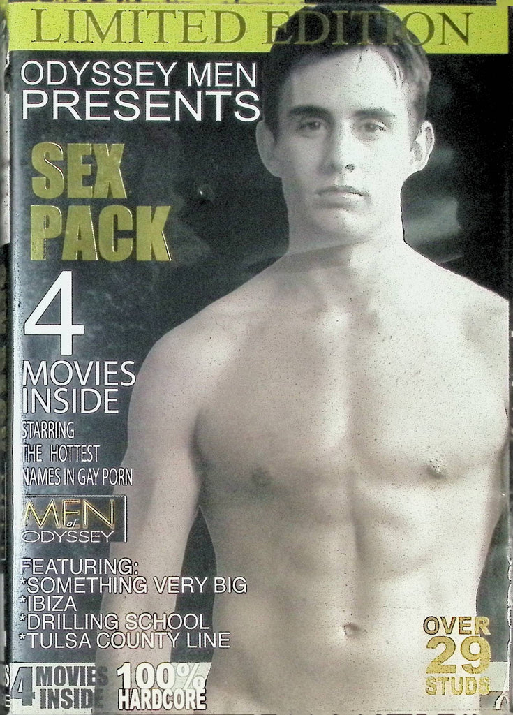 Sex Pack 4 DVD Set. Tony Donovan, Tony Cummings, Noah Walker Something Very Big, Drilling School EXC. Odyssey Men 032624tsdvd
