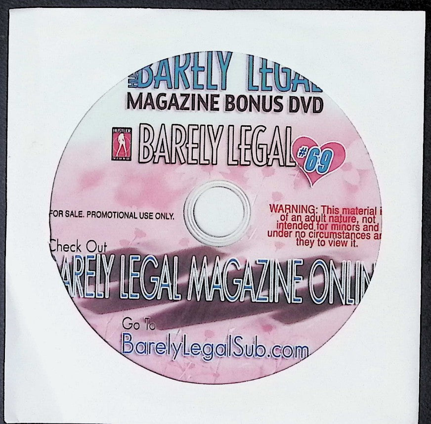 Barely Legal Magazine Bonus DVD Barely Legal #69 Hustler Video 121725AKDVD-C16