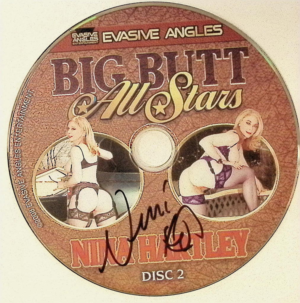 Nina Hartley Autographed Big Butt All Stars dvd DISC 2 ONLY w/COA Evasive Angles 123025AMP