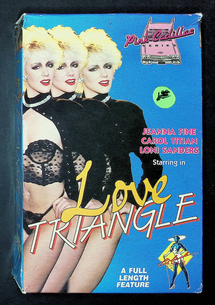 Love Triangle Pink Cadillac VHS Jeanna Fine Carol Titian 040925DMVHS