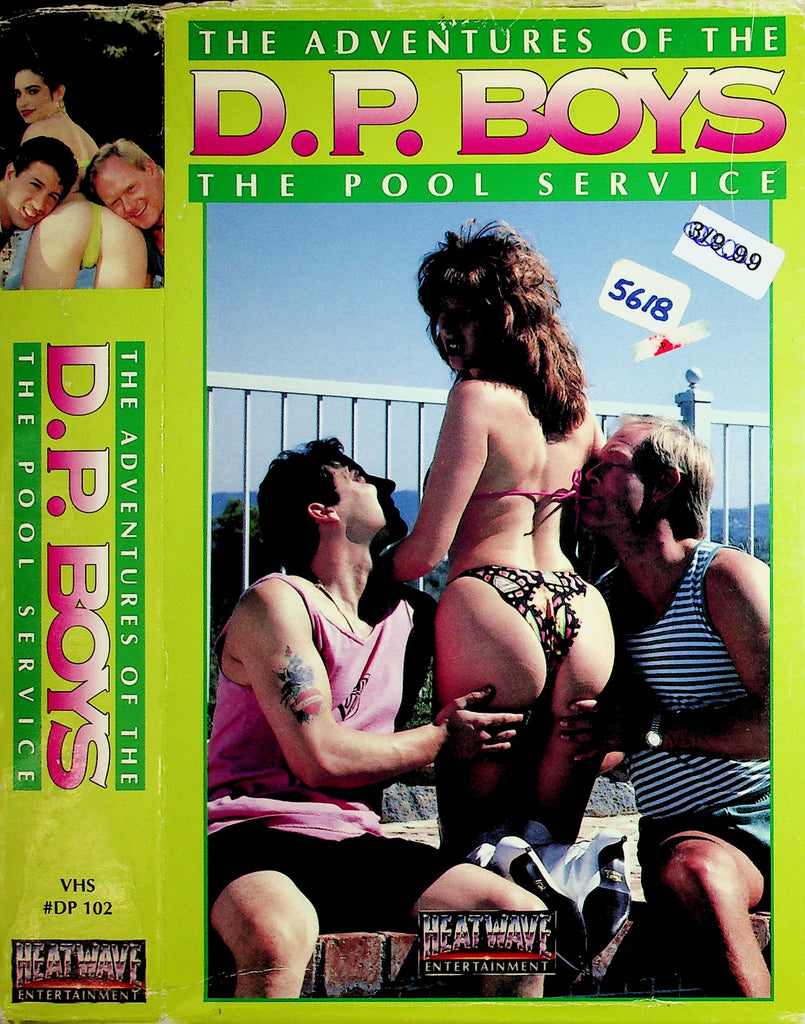 The Adventures of the D.P. Boys The Pool Service with Nicole London Page Carlson Adult VHS Heatwave 060926NAVHS4-20