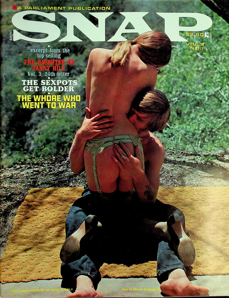Snap Magazine  The Sexpots Get Bolder   vol.9 #1  1969  Parliament Publication    051126lmp