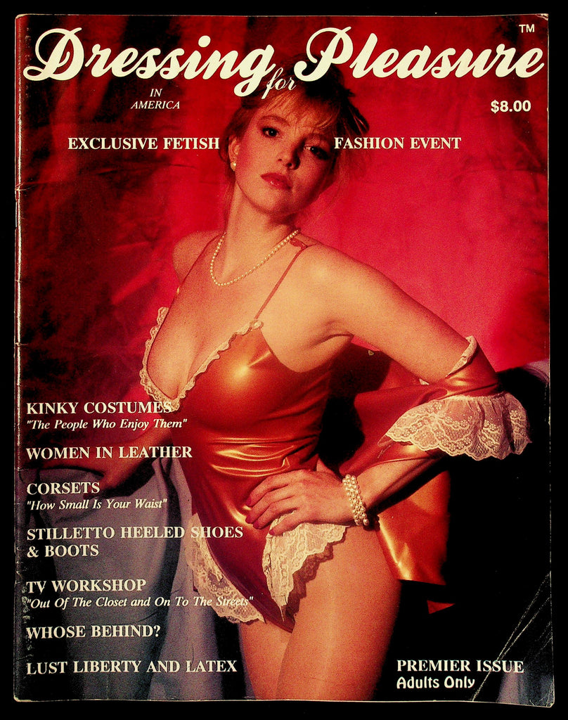Dressing For Pleasure Adult Fetish Wear Magazine #1 1990 Kinky Costumes 091726HRP-25