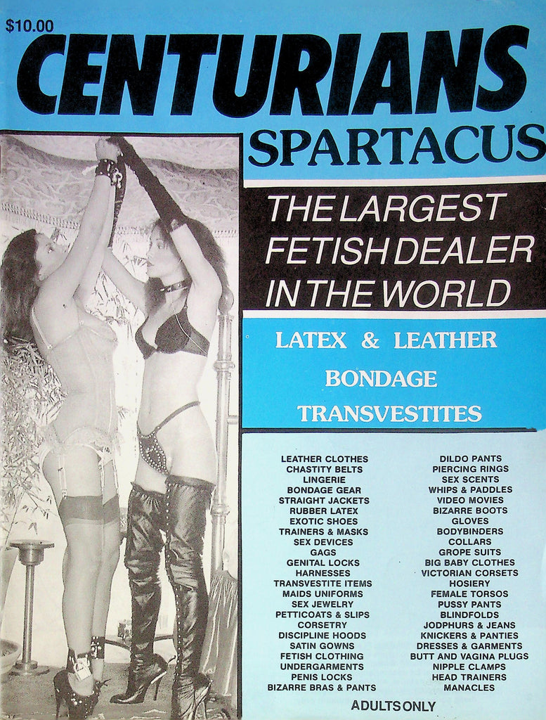 Centurians Spartacus BDSM Magazine Latex Leather & Transvestites Catalog 1992 060325RP2