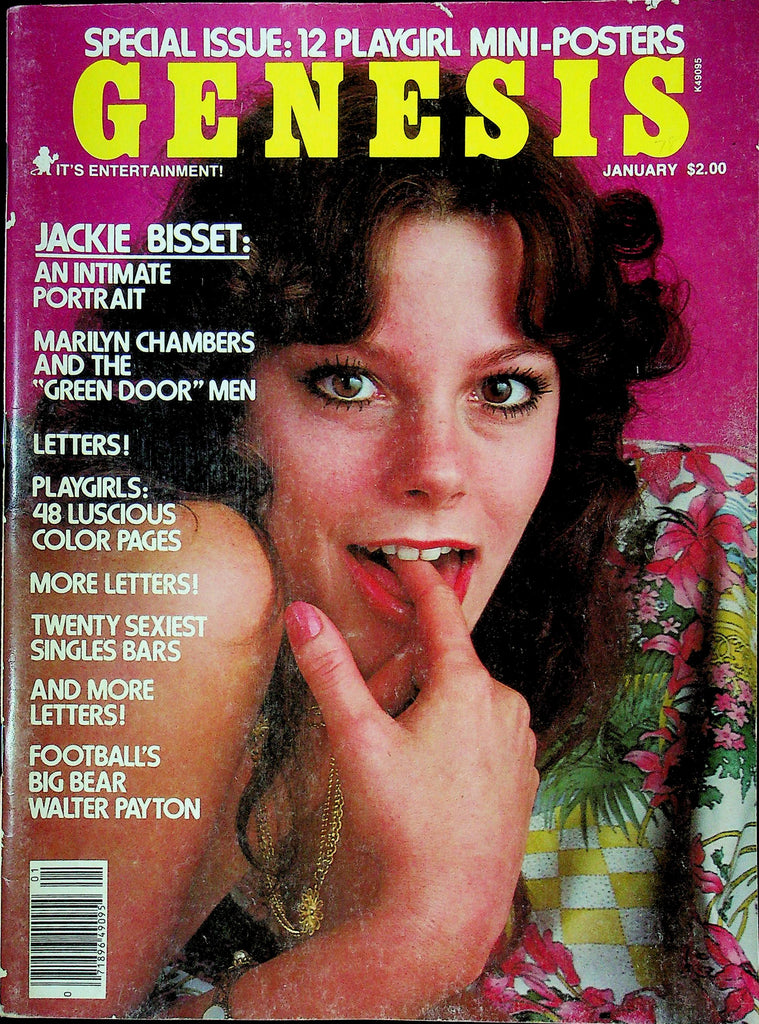 Genesis Magazine Ft. Jackie Bisset & Marilyn Chambers January 1978 021725RP2