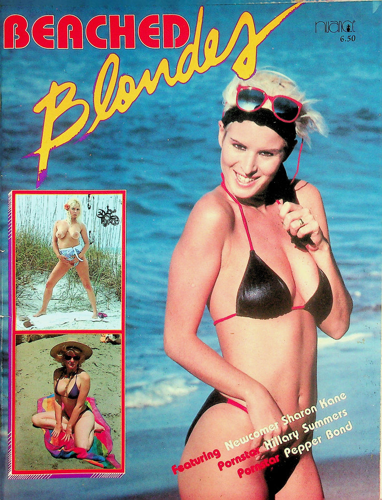 Beached Blondes Magazine Featuring Sharon Kane, Hilary Summers, Pepper Bond  1984     051126lmp