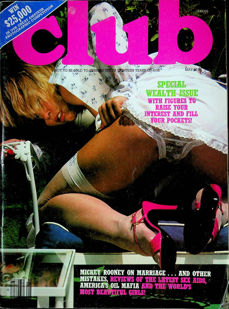 Club Magazine Special Wealth Issue Ft. Mickey Rooney May 1979 011625RP