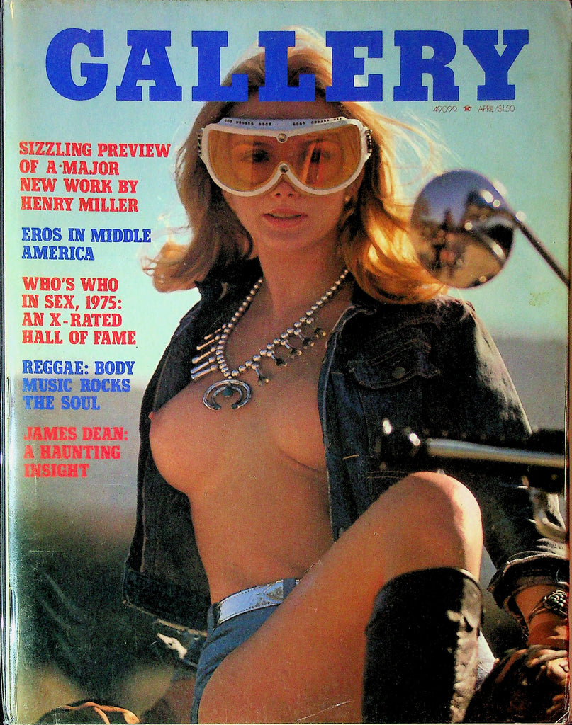 Gallery Magazine Ft. James Dean & Henry Miller April 1975 042625RP