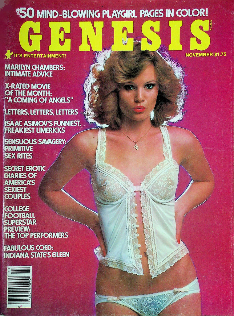 Genesis Magazine Ft. Marilyn Chambers & Isaac Asimov November 1977 021725RP2