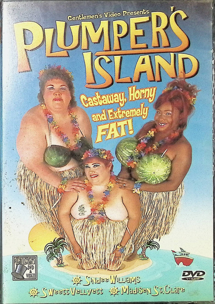 Plumper's Island DVD Sindee Williams, Sweett Vellvett, Madisen St. Clare Gentlemen's DVD 031824tsdvd