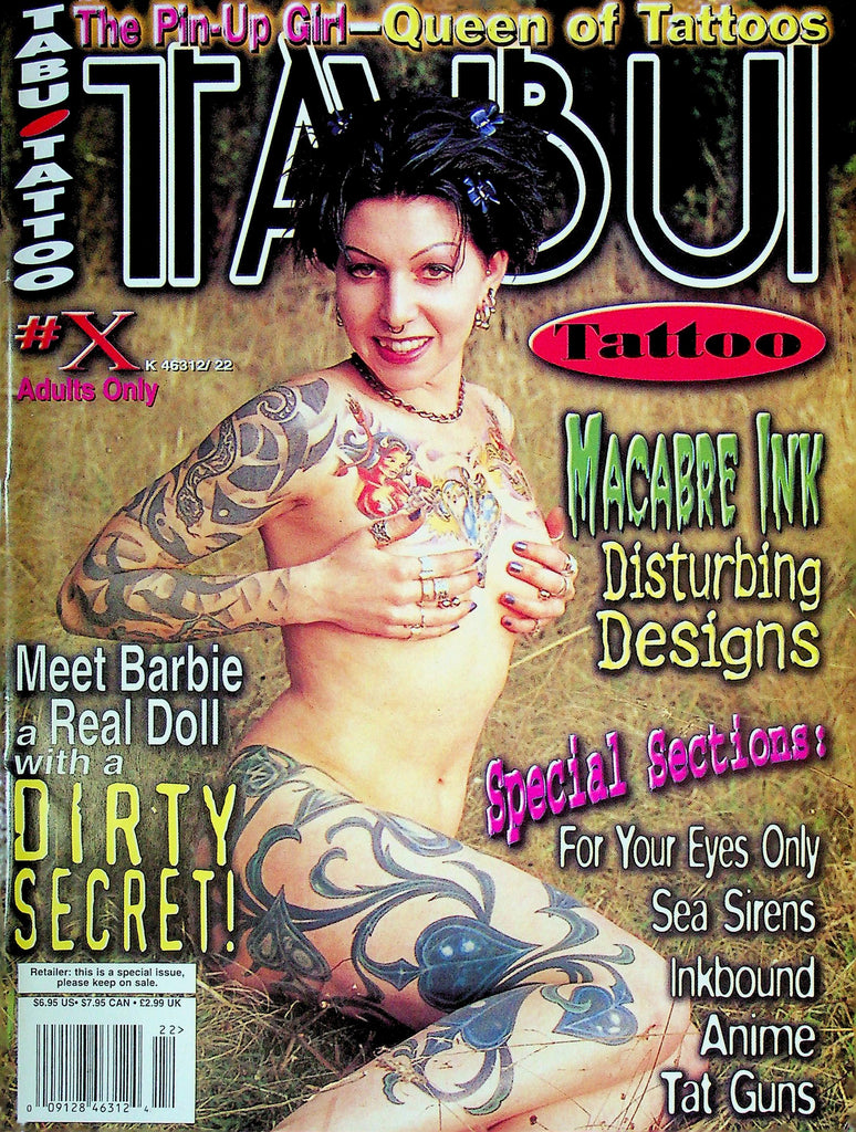 Skin Art Special Tabu Tattoo Magazine Ft. Barbie & Macabre Ink No.10 031325RP