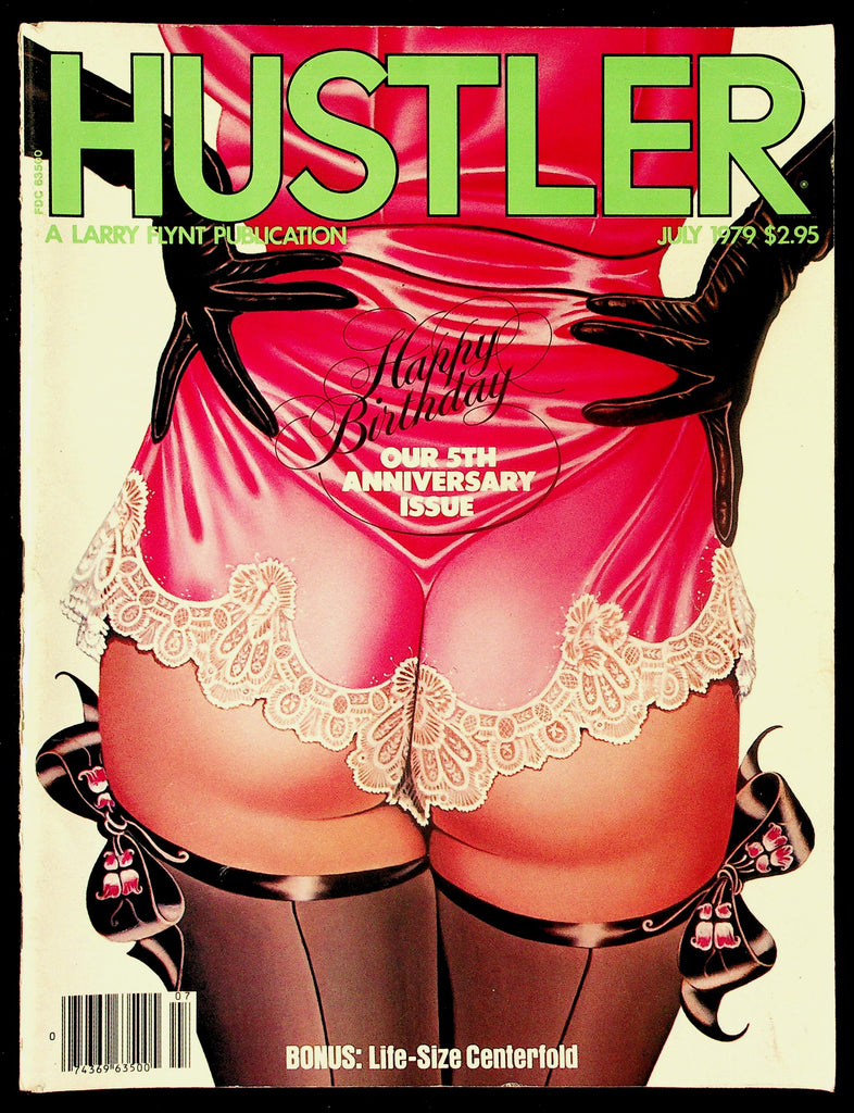 Hustler Adult Magazine July 1979 V6, #1 5th Anniversary Issue 091026HRP-76