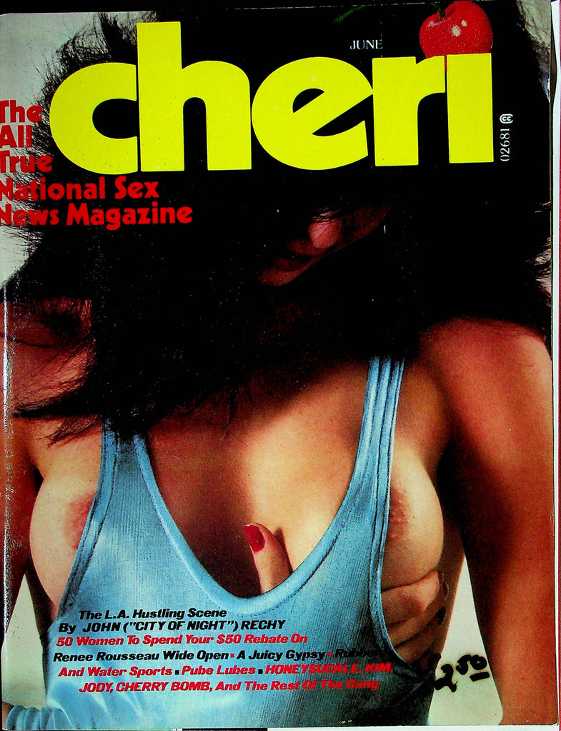 Cheri Men's Magazine Renee Rousseau Wide Open June 1977 081524RP