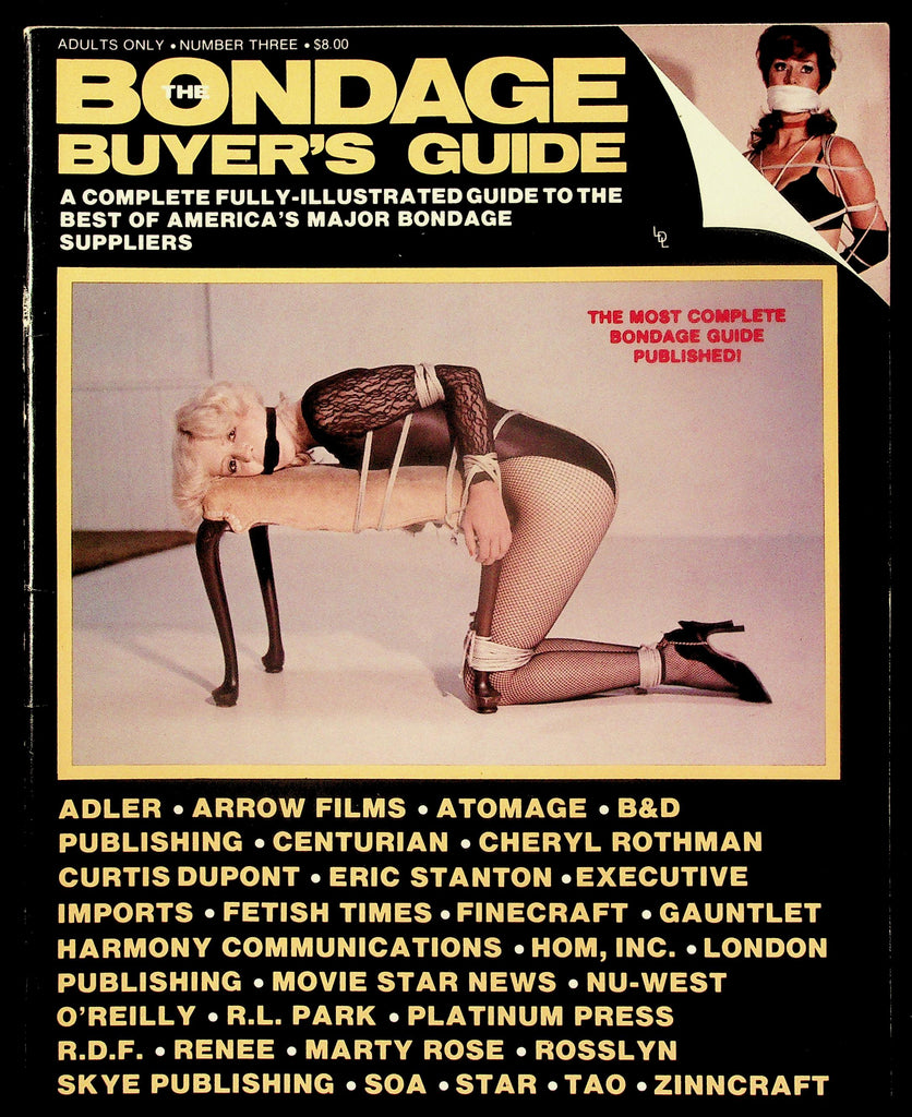 Bondage Buyer's Guide #3 January 1981 Adler, Arrow Films, & More 090226HRP-40