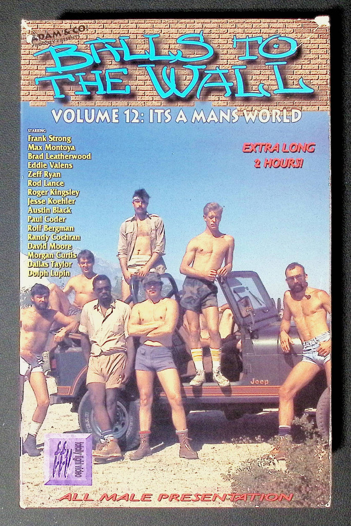 Balls To The Wall Volume 12: Its A Mans World Frank Strong Brad Leatherwood Totally Tight Video Gay VHS 1994 092724JKVHS2