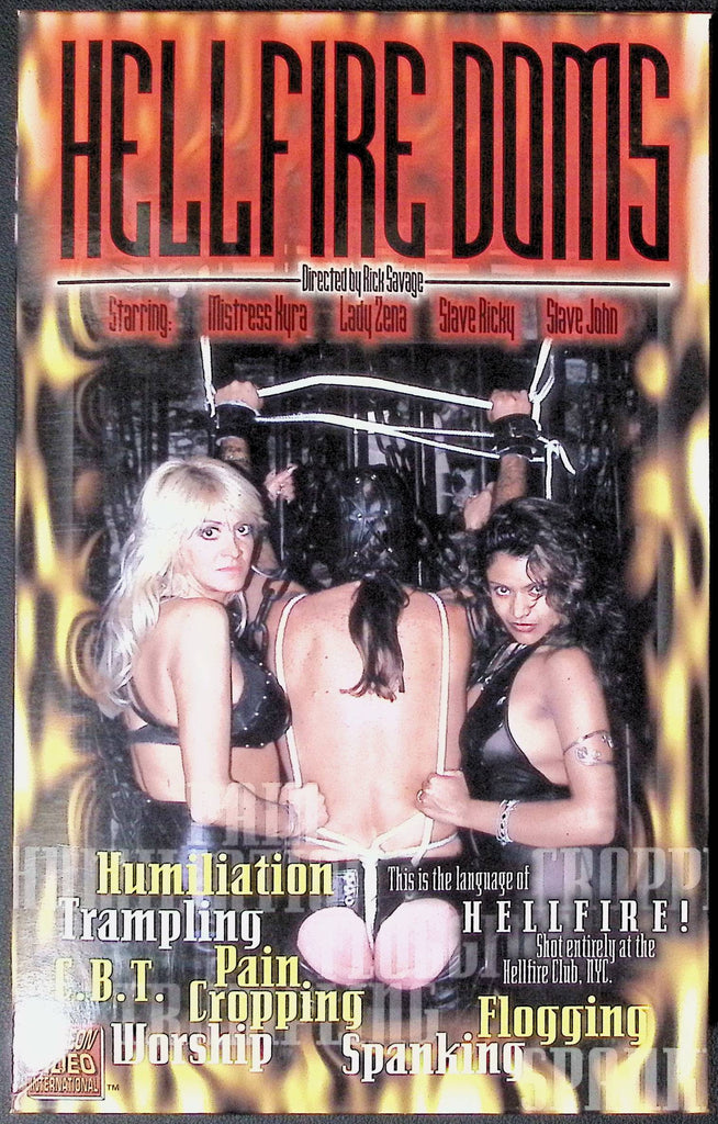 Hellfire Doms Dungeon Video International VHS 1998 102824JKVHS