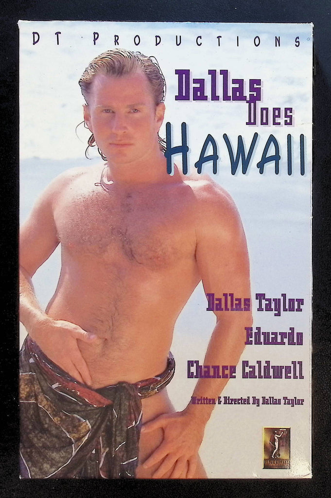 Dallas Does Hawaii DT Productions Gay VHS 1995 Dallas Taylor Chance Caldwell 121124DMVHS