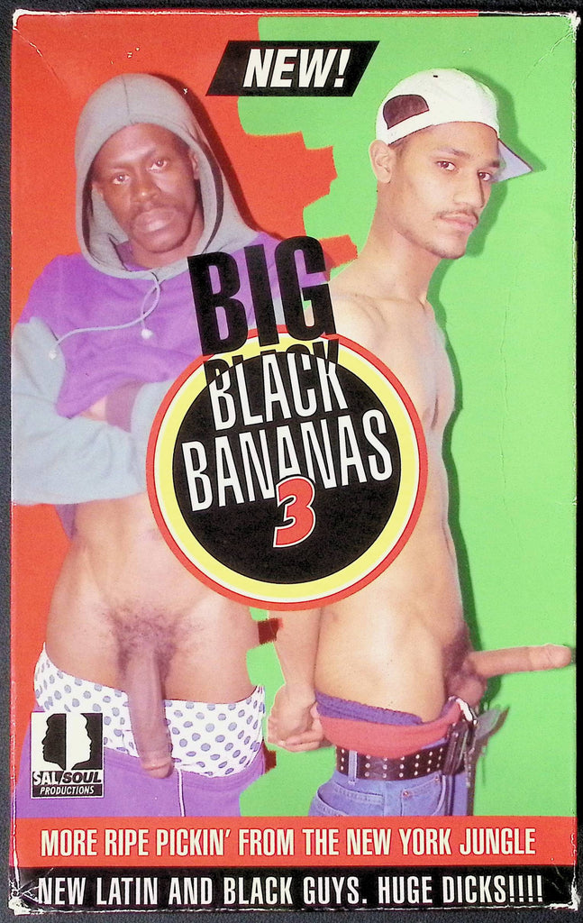 Big Black Bananas 3 Sal Soul Productions Gay VHS 1995 101024JKVHS4