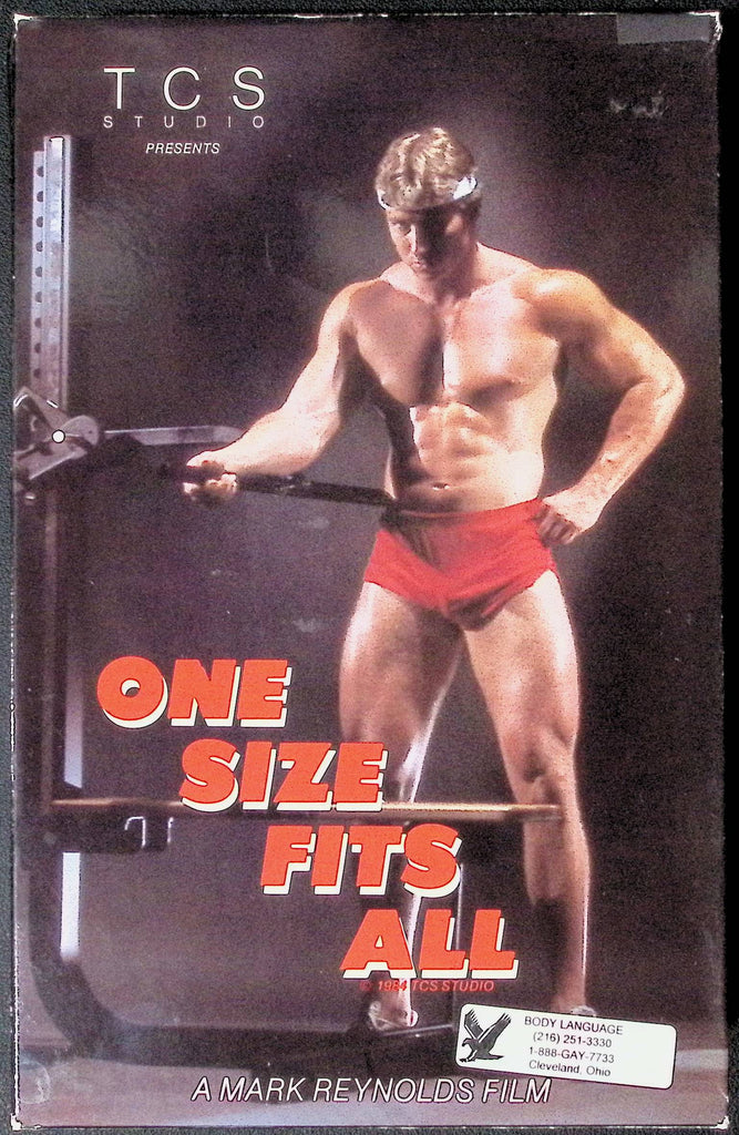 One Size Fits All His Video, A Division Of Vca Labs, Inc. Gay VHS 1984 102124JKVHS6