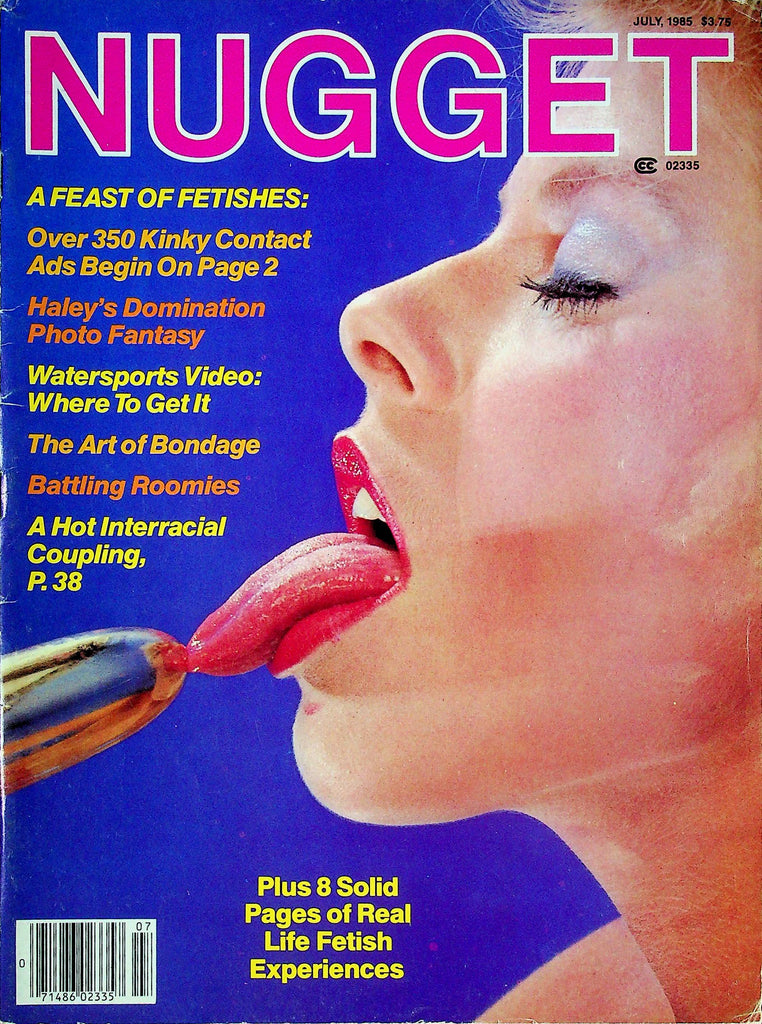 Nugget Men's Magazine Haley's Domination July 1985  040626lmp