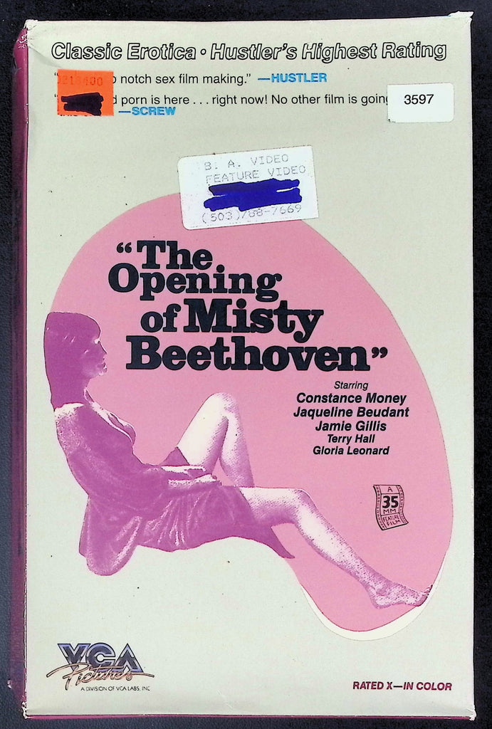 The Opening of Misty Beethoven ft. Constance Money, Jaqueline Beudant, Jamie Gillis Adult VHS VCA Pictures 100625AKVHS4