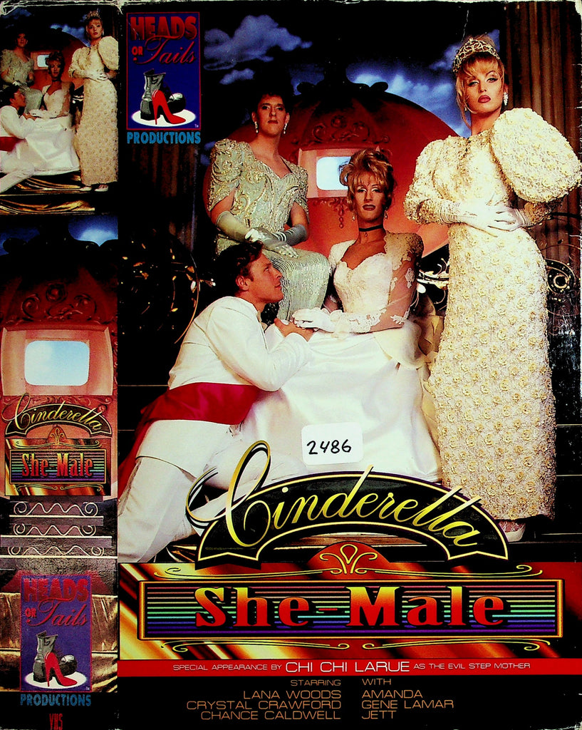 Sinderella She-Male Lana Woods Crystal Crawford Chance Caldwell Adult VHS Heads or Tails 050626NAVHS-3