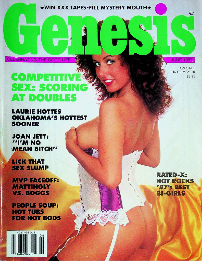 Genesis Men's Magazine Laurie Hottes & Joan Jett June 1987 061724RP2