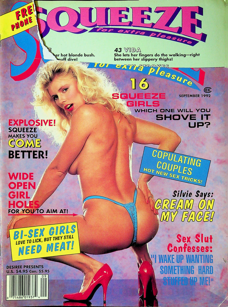 Squeeze Magazine Ft. Silvie & Vicki Vol.1 No.3 1992 092725RP-