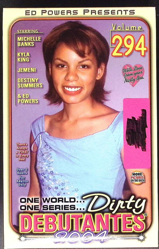 Dirty Debutantes 2004 #294 Starring Michelle Banks Kyla King Jemeni Destiny Summers Adult VHS Ed Powers 080825AVHS2