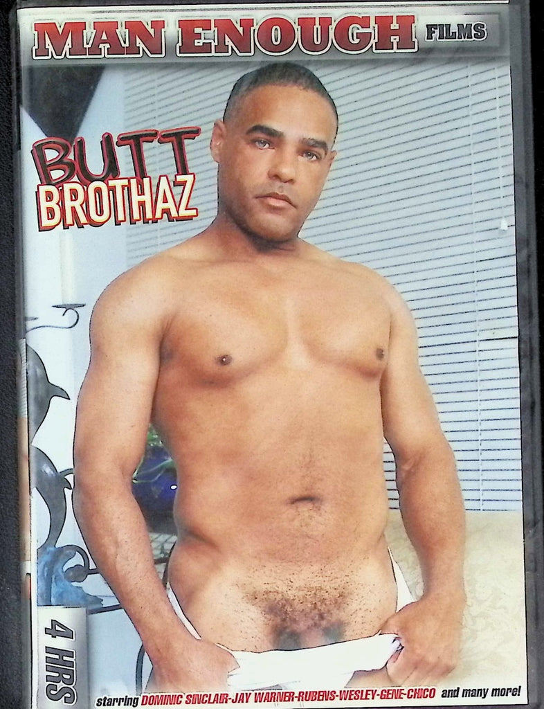 Butt Brothaz ft. Dominic Sinclair, Jay Warner, Rubens Gay DVD Man Enough Films Playtime Pictures 110425AKDVD