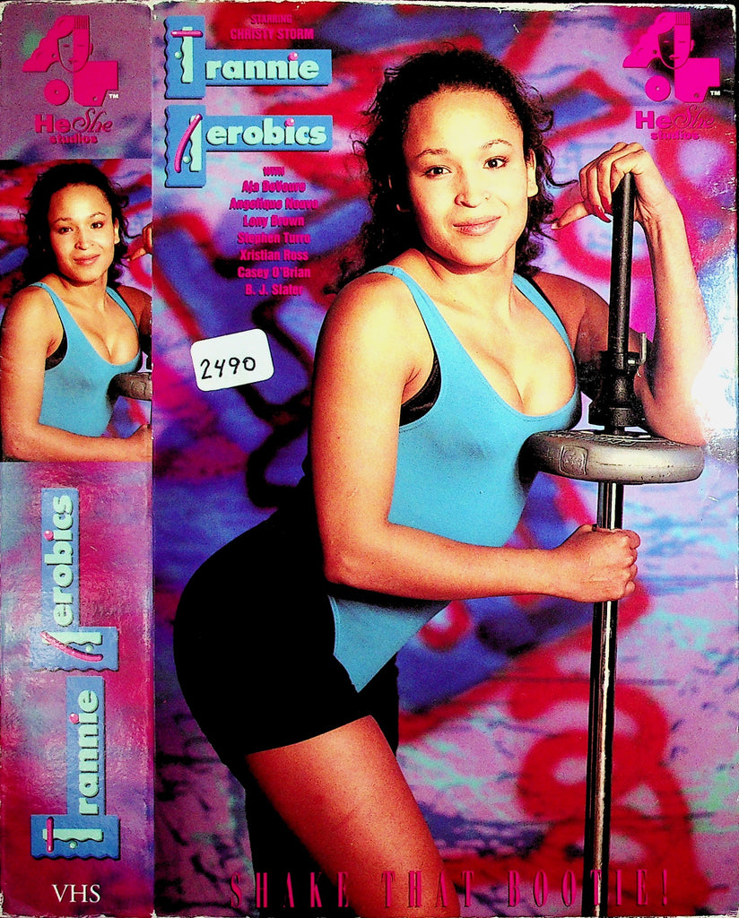 Trannie Aerobics Aja DeVoure Angelique Nouvo Lony Brown Adult VHS He She Studios 050626NAVHS-5