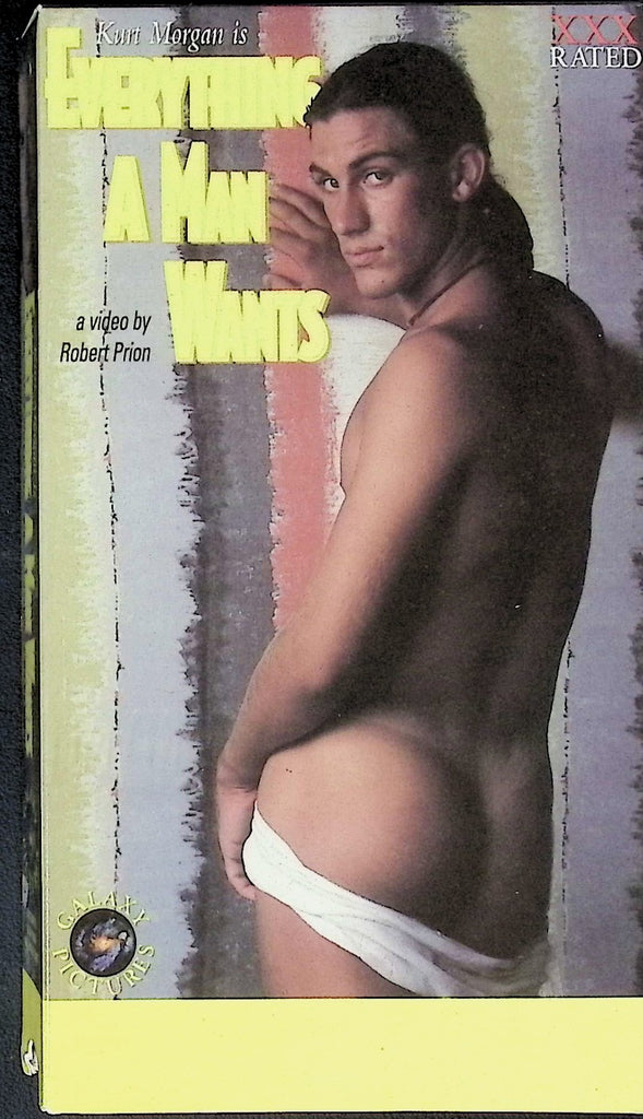 Everything A Man Wants Starring Kurt Morgan Adult LGBT VHS Galaxy Pictures 052726AKVHS2