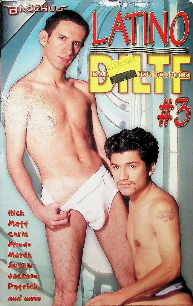 Latino DILTF #3 Bacchus Rick Matt Chris 90mins 2004 Gay Male VHS 092024AMPVHS3