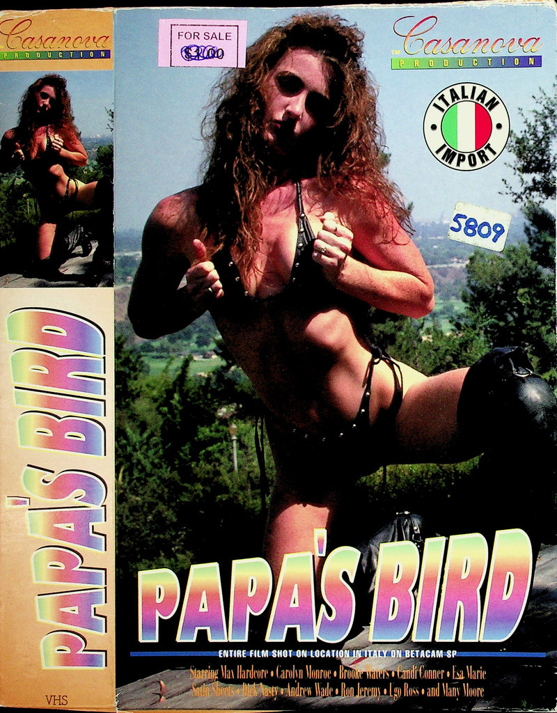 Papa's Bird Max Hardcore Carolyn Monroe Brooke Waters Adult VHS Casanova 052126NAVHS-11