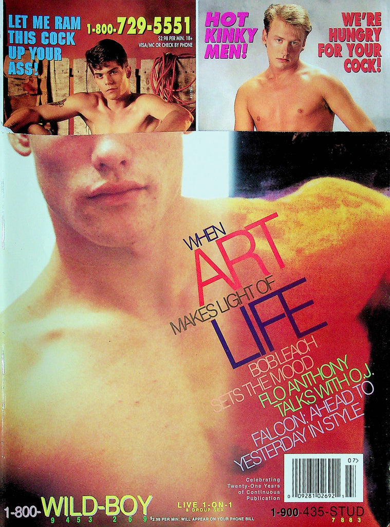 Blueboy Men's Magazine  Klaus & Rob July 1996 081524RP