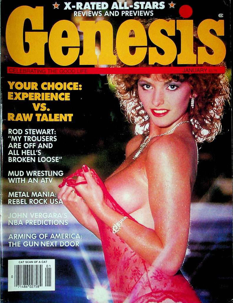 Genesis Men's Magazine Rod Stewart & John Vergara January 1986 061724RP2